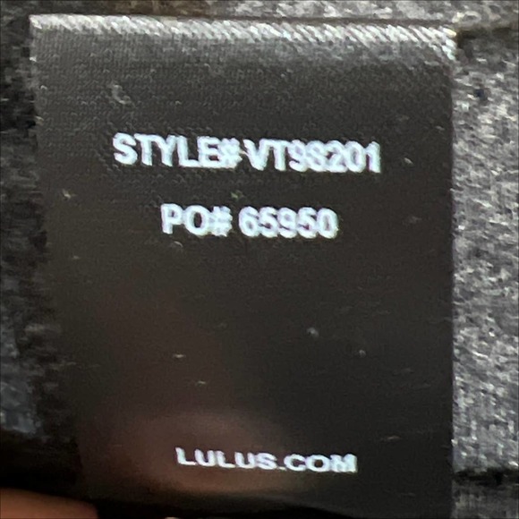 NWT Lulus Personal Best Heather Charcoal Grey Pullover Hoodie - Picture 4 of 8